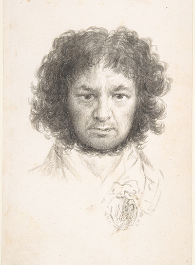 Selbstporträt (Zeichnung) Francisco de Goya
